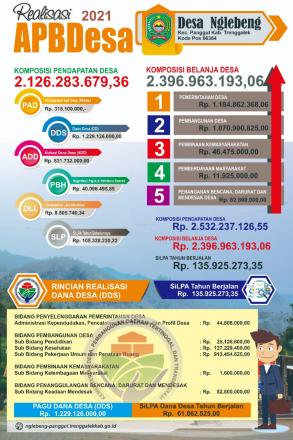 Infografis Penggunaan Dana Desa Tahun Anggaran 2021